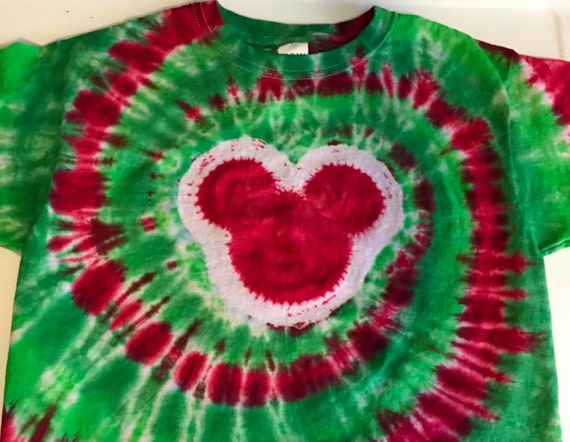 christmas tie dye t shirts