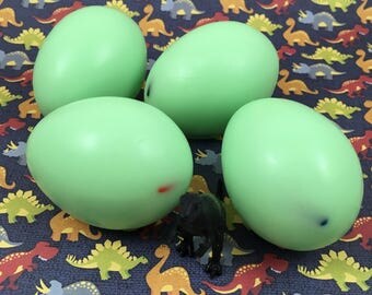 Dinosaur Egg Goat's Milk Soap With Dinosaur Toy Hidden Inside | Children's Soap | Gift for Kids | Soap Favor | Soap for Kids | Egg Soap
