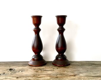 Wooden Candlesticks / Wood Candle Holders