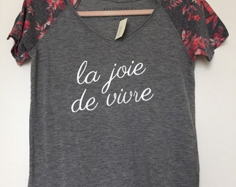 joie de vivre t shirt