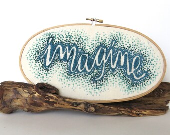 imagine embroidered hoop