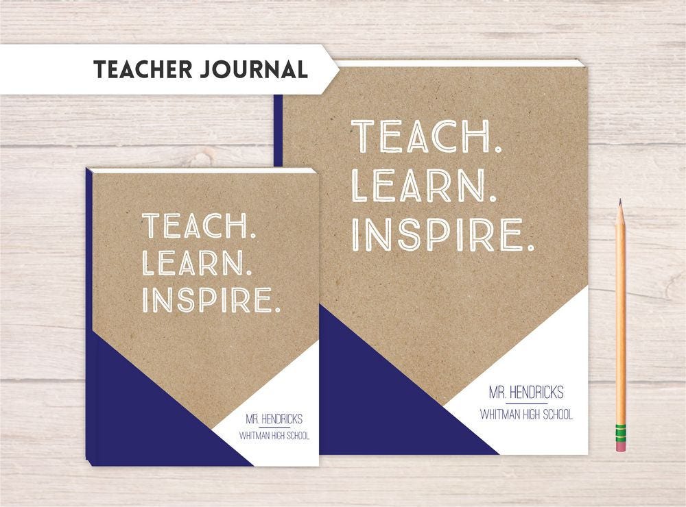 Teacher Grid journal Teacher Journal Teacher Notebook Graph