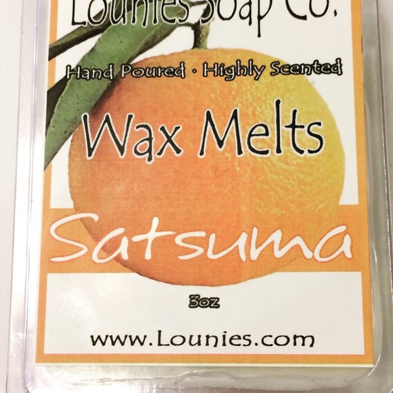 Satsuma Wax Melt | Citrus | Wax Melts | Soy Blend | Highly Scented | Orange | Wax Melter | Wax Tarts | Soy | Soy Tarts | 3oz Pack | Scents