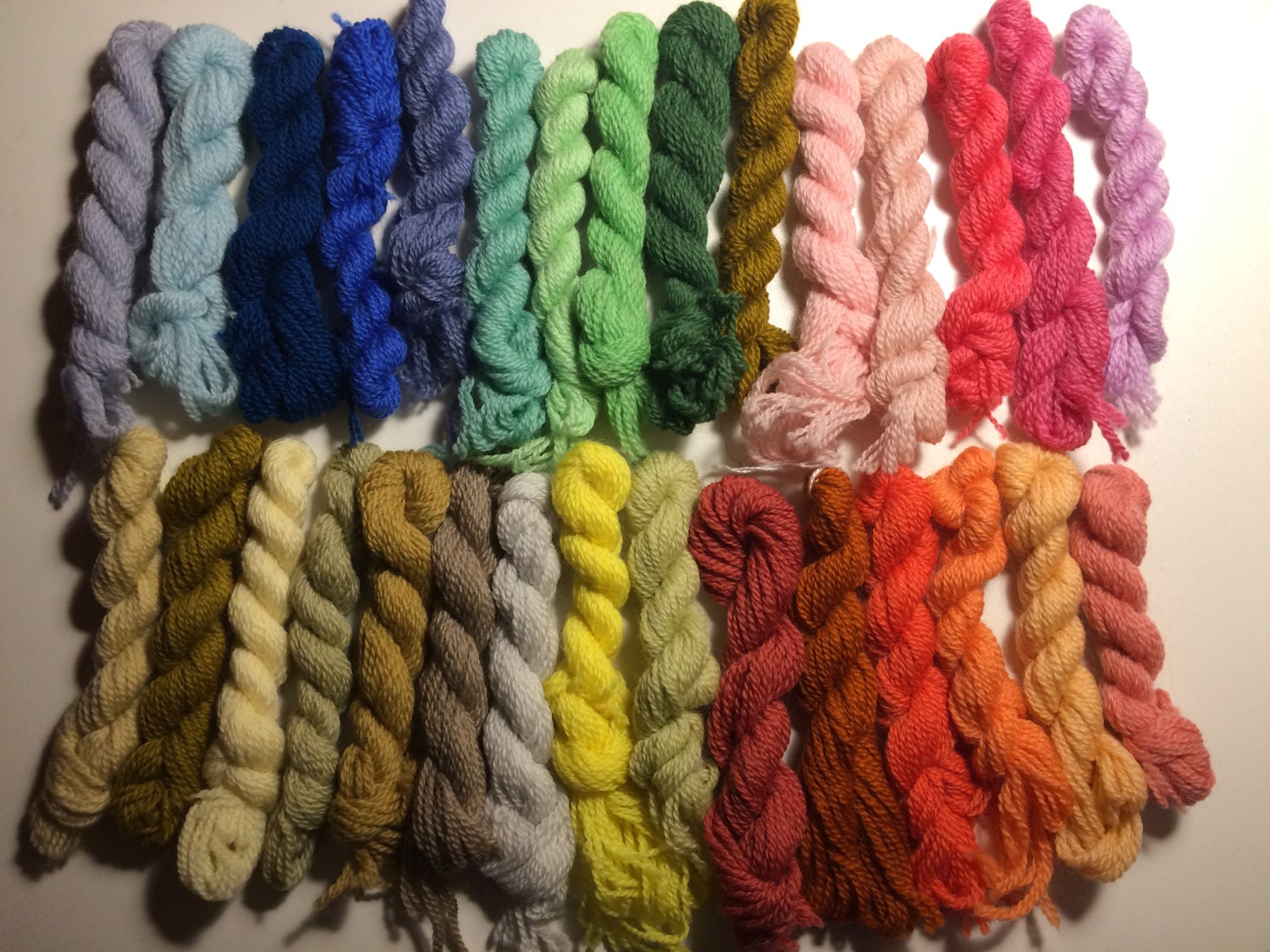 Clearance Paternayan Wool Needlepoint Yarn Destash lot 10 20