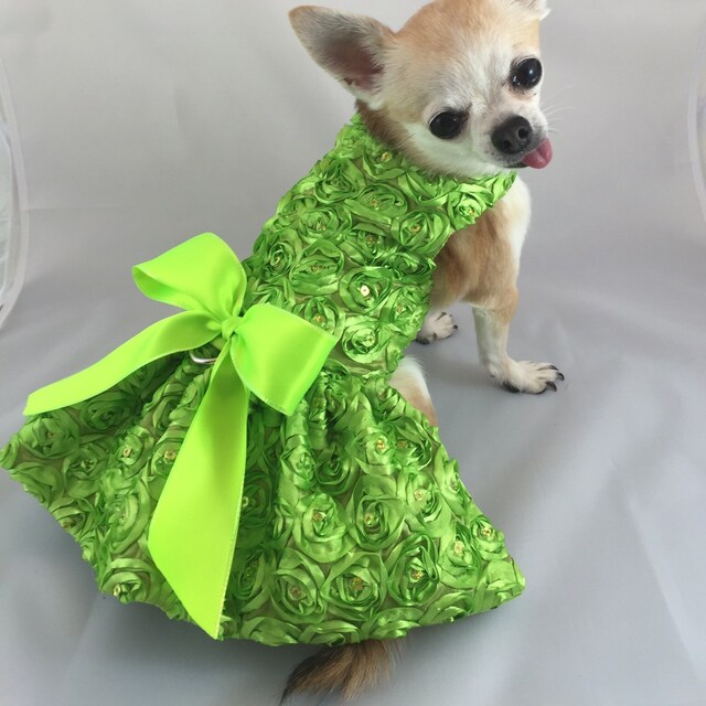 Custom Dog Dresses and Vests by rufflerunway on Etsy