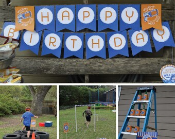 Nerf Gun (inspired) Birthday, Nerf Gun Birthday Invitation, Nerf Gun Printables, Nerf Gun Birthday Decorations, Lauren Haddox Designs