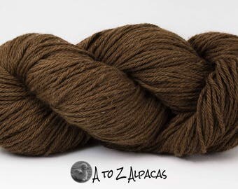 SUPER-SIZED SKEIN! Royal Baby Alpaca Yarn Bulky Weight Rich Sepia 200 grams Super sized