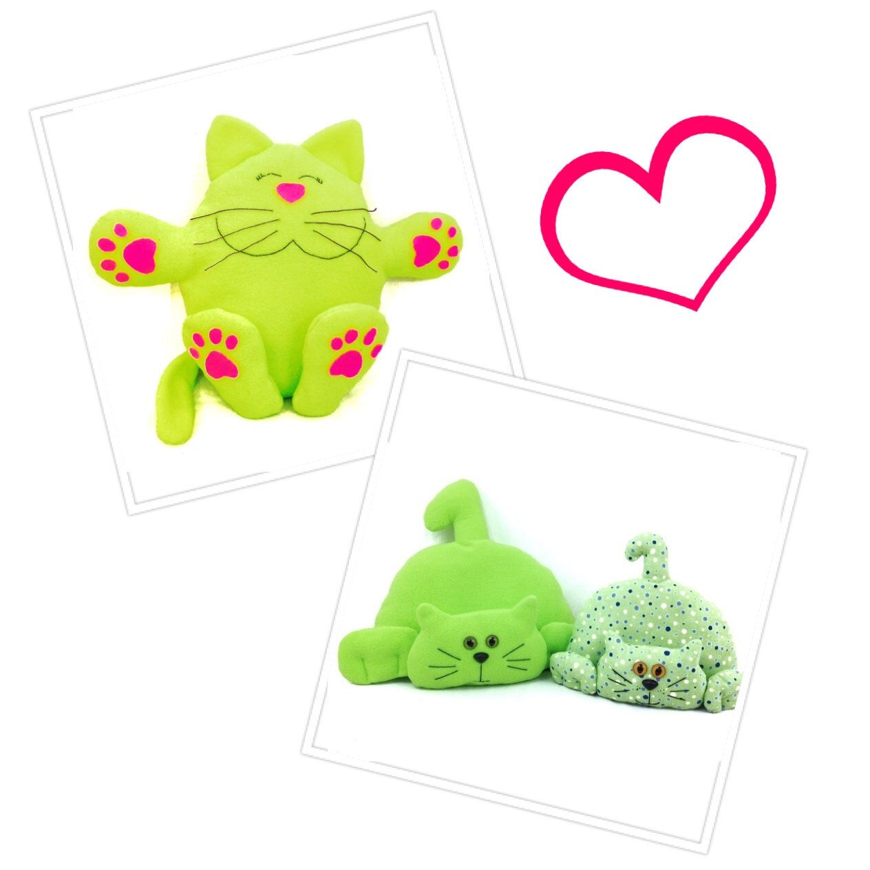 Cat Sewing Patterns Cat Doorstop Pattern Cat Soft Toy