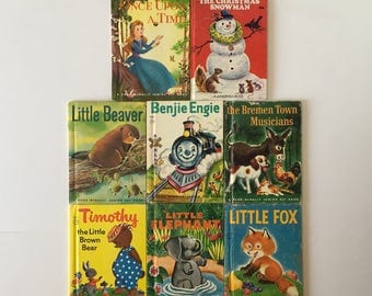 Vintage Rand McNally Junior Elf Books