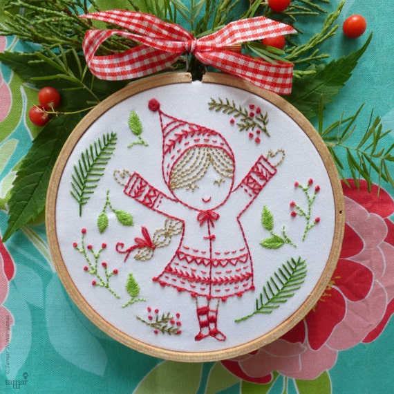 Ornament embroidery Christmas embroidery Embroidery kit