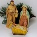Vintage 3 piece nativity scene