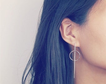 Airene Gold Geo Pendant Earrings main image 1