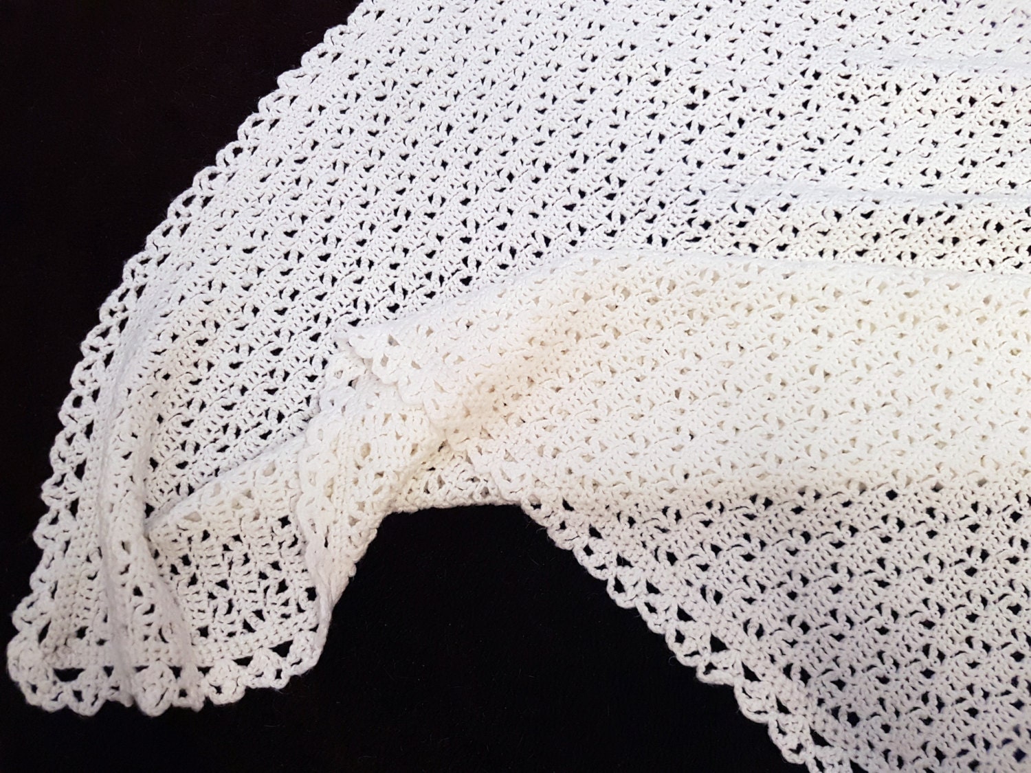 CROCHET Pattern Baby Blanket Pattern Easy Lace by PatternWorldUK