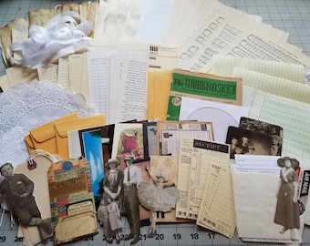 Junk Journal Kit Vintage Themed (coffee stain)
