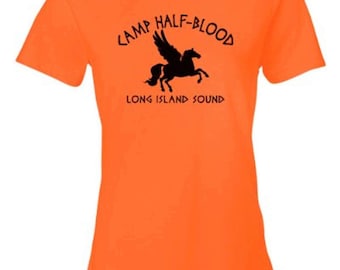 Ladies Tee Camp Half Blood | Retro Half-Blood Cool Book T-shirt