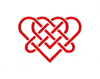 Celtic Knot Heart Embroidery Design