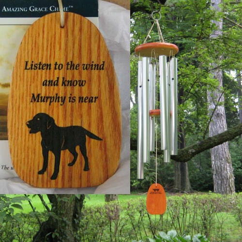 Custom Dog Wind Chimes Pet Loss Can Be Breed Specific