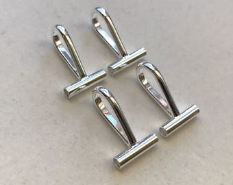 Silver Plated Pin Converter - 4 pieces