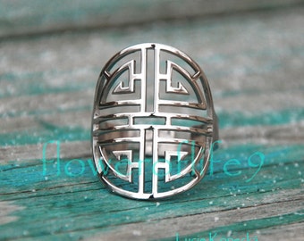 Lu ring- Chinese symbol of wealth - Stainless Steel
