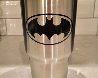Batman Decal ~ Vinyl Decal ~ Yeti decal ~ Tumbler Decal ~ personalization ~ Decal Only