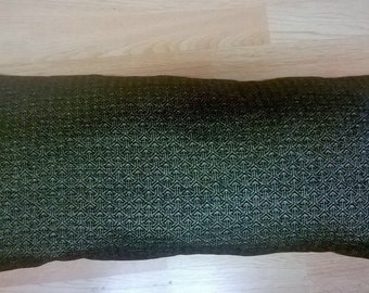 Pillow cover, Lumbar Decor pillow cover case, Black decor pillow cover case, Long pillow cover case.