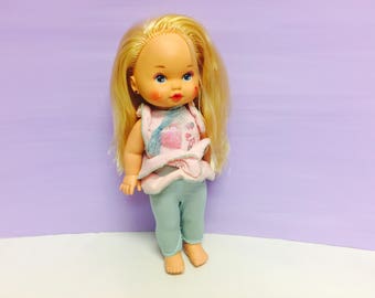 Little Miss Makeup, Mattel Dolls, Lil Miss Doll, 1988 Lil Miss, Cute Dolls, 1980s Toys, Vintage Girl Toys, Mattel Makeup doll, Kawaii Cute
