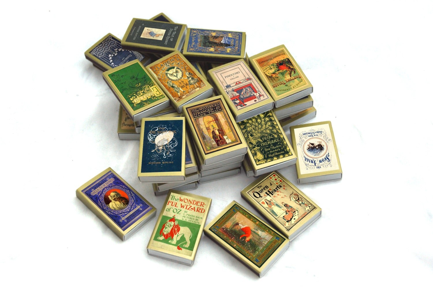 25 Literary Matchboxes Unique Decorative MatchBooks Book