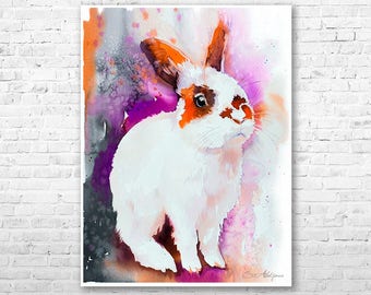 Rabbit Watercolor 