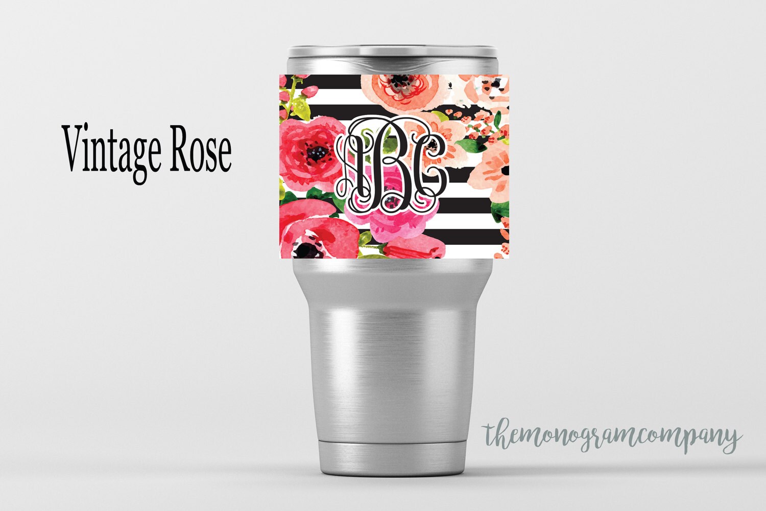 Yeti MonogramPersonalized Yeti WrapPersonalized