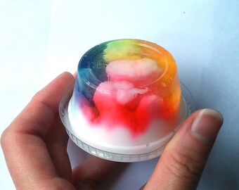 Rainbow Avalanche Slime Silly Putty Therapy Sensory party favor birthday gift stress relief toy custom color