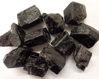Black Tourmaline Crystal, Protection, Grounding, Health & Positivity Stone, Root Chakra Stone, Raw Crystal, Healing Crystal, Reiki Crystal