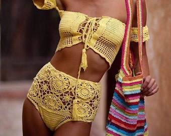 Crochet Bikini - swimsuit - made to order - hand made