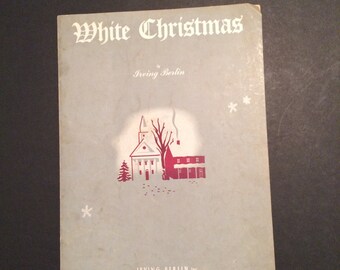 Sheet Music Irving Berlin White Christmas 1942
