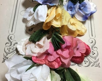 Vintage millinery flowers