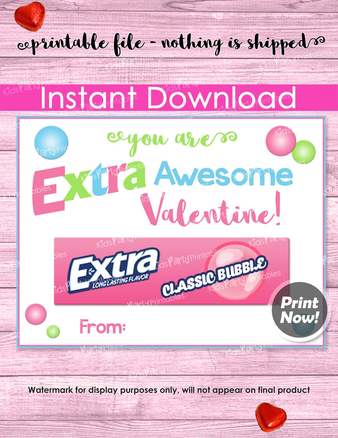 It's just a graphic of Challenger Extra Gum Valentine Printable This is a graphic of Challenger Extra Gum Valentine Printable
