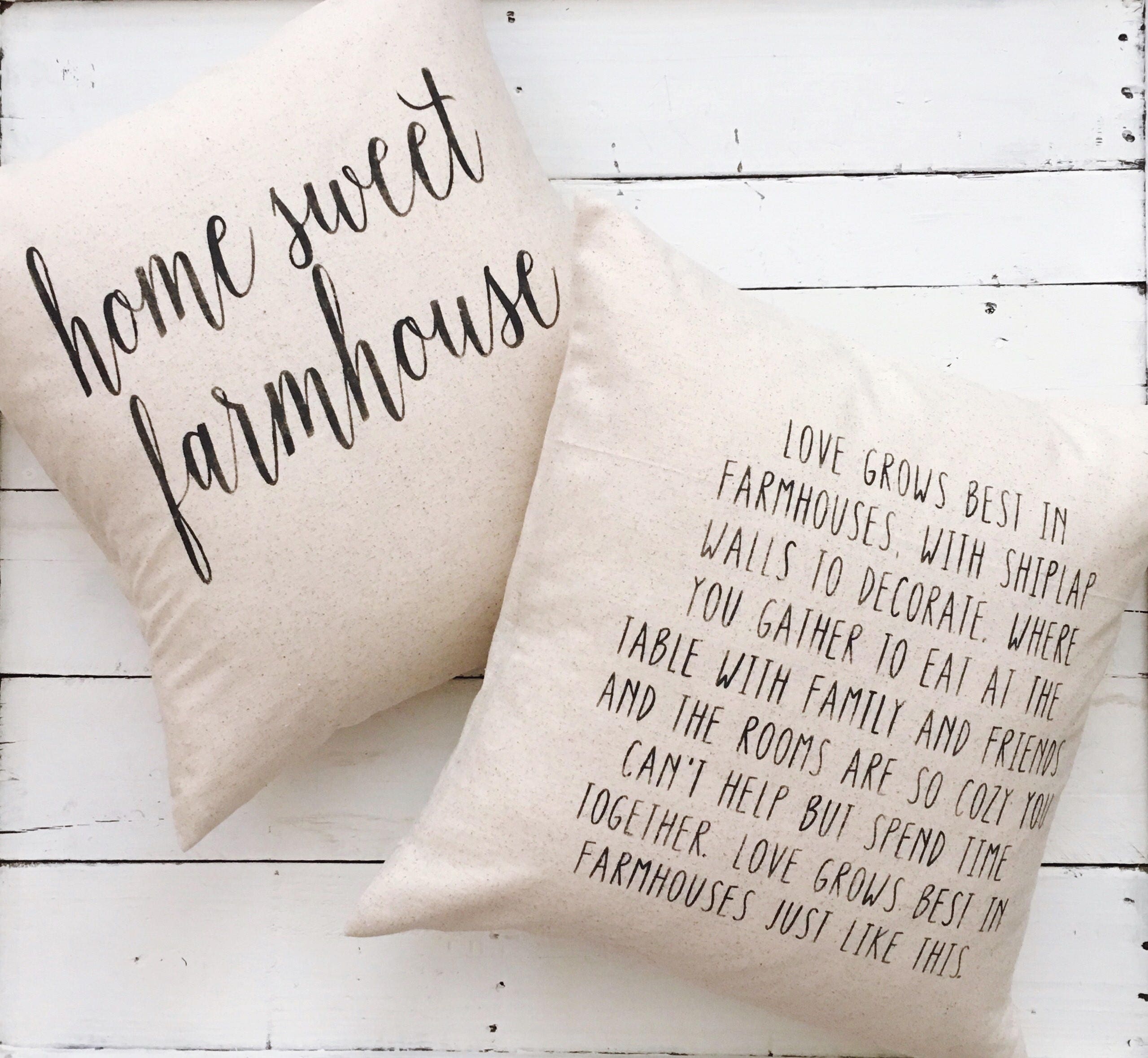 Home Sweet Farmhouse Pillow