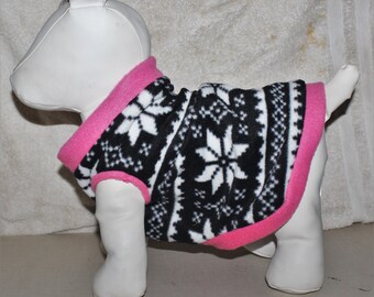 Fleece Sweaters for Dogs & Cats - Custom made to Measurements