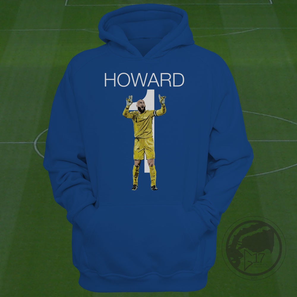 Tim Howard 1 USMNT Hoodie Howard Soccer Sweatshirt Size S
