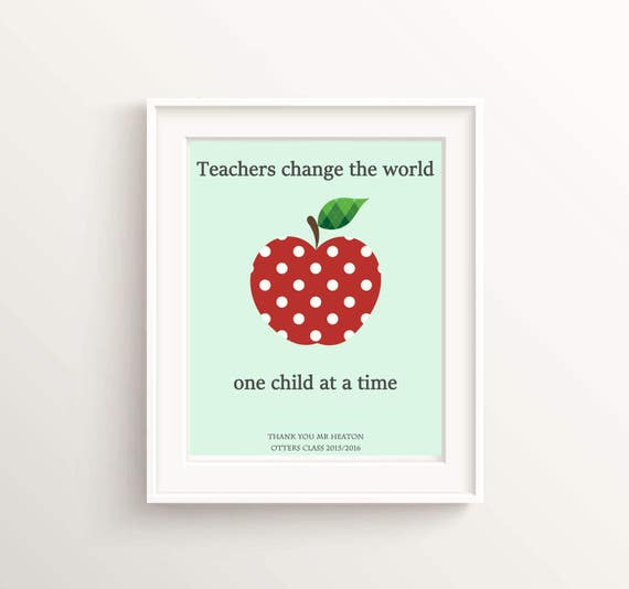 Personalized Teacher Gift Unique Gifts for Teachers Daycare