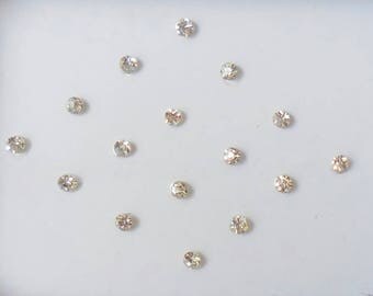 8 Packs- 128 Count Bindi Dots Self adhesive Fake Nose Stud/Ear Stud Small Size Bindi
