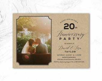 Rustic 50Th Wedding Anniversary Invitations 5