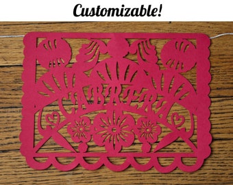 Custom Individual Piece - Papel Picado - Amor Design