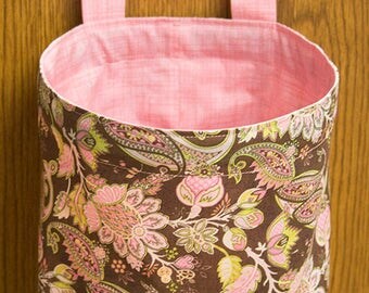 Thread Catcher, Scrap Caddy, Scrap Bag With Pin Cushion