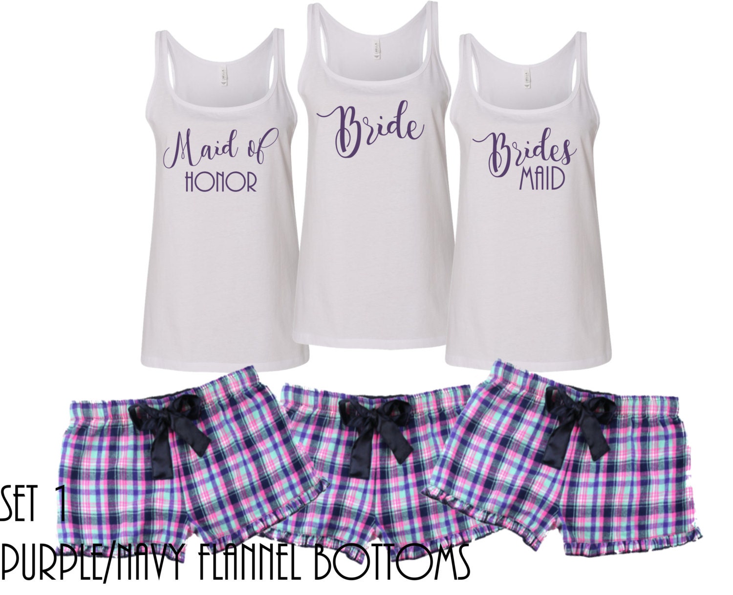 personalized wedding pajamas