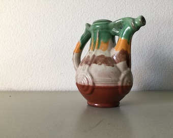 Vintage Ceramic Pitcher Art