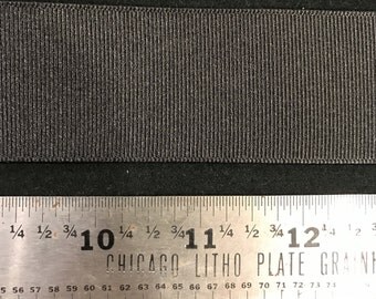 High quality grosgrain ribbon - black, 1 1/2" wide - 26 yards