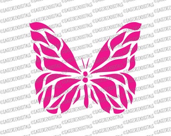 Butterfly SVG Cut File, Cuttable Files, Silhouette Cut File, Cricut Cut File