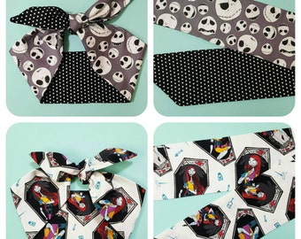Jack and Sally Headband Set/ The Nightmare Before Christmas Headbands