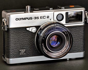 Olympus 35 EC 2 RF Rangefinder Camera w 42mm f/2.8 Lens MiNTY ! except for...