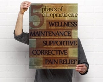 5 Phases of Care Chiropractic Anatomy Artwork